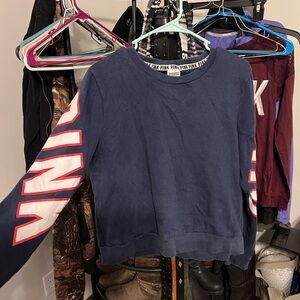 PINK Victoria's Secret Navy Long Sleeve Shirt